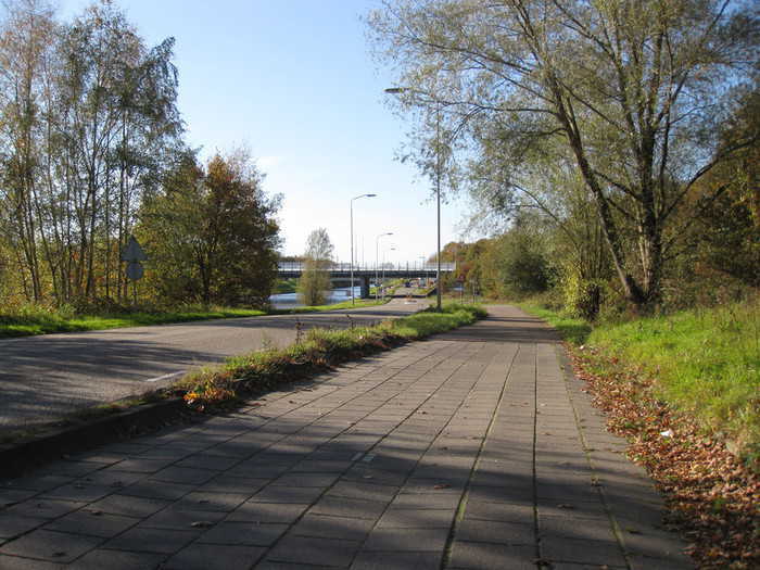 Along the canal