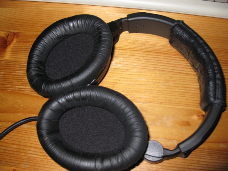 Sennheiser HD 280 PRO with new earpieces fitted