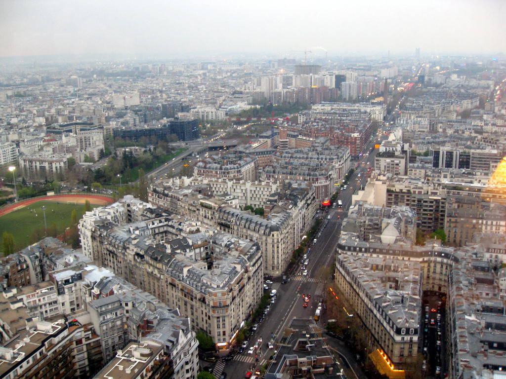 View from hotel Concorde la Fayette in Paris