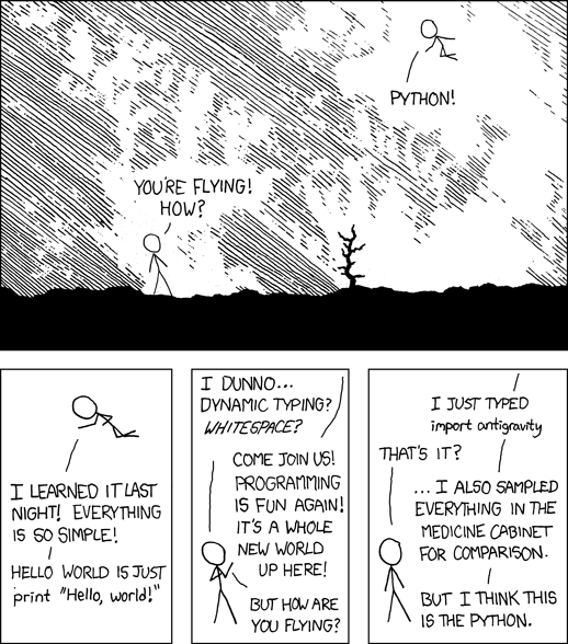 XKCD python strip